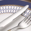 Bestekset met gouden ornament 24-delig 5
