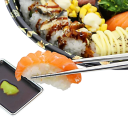 Bețișoare de masă din oțel inoxidabil Bețișoare metalice antiderapante pentru sushi, tăiței, orez Reutilizabile, vase chinezești, japoneze, coreene 2 perechi 2