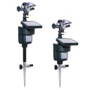 Bewegingssprinkler afschrikker voor dieren met zonnepaneel, warmte- en bewegingsdetectie tot 10 m, hoek 120°, bereik 93 m², tuinbescherming 5