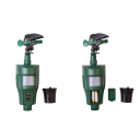 Bewegingssprinkler dierenafschrikker met bewegingsdetectie tot 100 m² 13 × 6,5 cm groene tuinsprinkler die in alle richtingen spuit 2