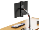 Beweglicher Monitorhalter, höhenverstellbar bis 30 cm, drehbar, stabil und aus hochwertigem Material 2
