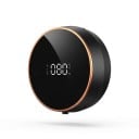 Bezdotykig automatisk tvålbehållare 300 ml med måtten 130 x 130 x 62 mm med sensor och digital display i rund design 5
