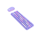 Bezdrátová klávesnice a myš MOFII 68 kláves kompaktní sada vícebarevné provedení pro kancelář domácnost notebook PC 6