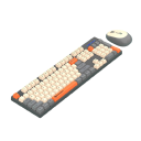 Bezdrátová klávesnice a myš Shipadoo 2,4G sada 44x13 cm + 10,6x6,7x3,6 cm ABS vícebarevné provedení pro PC notebook 1