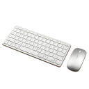 Bezdrátová klávesnice s myší Bluetooth 5.0 a USB přijímačem 2,4 GHz s nabíjecí baterií pro tablet notebook i telefon do kanceláře 2