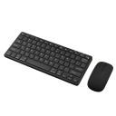 Bezdrátová klávesnice s myší Bluetooth 5.0 a USB přijímačem 2,4 GHz s nabíjecí baterií pro tablet notebook i telefon do kanceláře 3