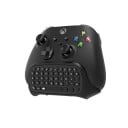 Bezdrátová QWERTY klávesnice 14,5 × 6 × 4,5 cm pro Xbox Series X/S One One S Chatpad 47 kláves USB přijímač 3,5mm audio snadné psaní zpráv 1