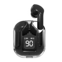 Bezdrátová sluchátka Bluetooth 5.3 s LED displejem a ENC potlačením hluku 6 mm měniče dotykové ovládání do uší na sport a hry 1