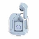 Bezdrátová sluchátka Bluetooth 5.3 s LED displejem a ENC potlačením hluku 6 mm měniče dotykové ovládání do uší na sport a hry 3
