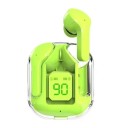 Bezdrátová sluchátka Bluetooth 5.3 s LED displejem a ENC potlačením hluku 6 mm měniče dotykové ovládání do uší na sport a hry 5