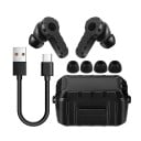 Bezdrátová sluchátka do uší Redukce hluku Nahrávání zvuku Powerbanka ve tvaru armádní bedny Výdrž 8-13 hodin Zesílení hlasitosti USB 5