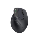 Bezdrátová vertikální myš s LED displejem Bluetooth 2.4G dobíjecí optická s otočným ovladačem funkcí ergonomická pro práci 3