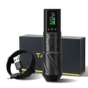 Bezdrátové tetovací pero T-REX V1 S s bezjádrovým motorem zdvih 3,5 mm 1600 mAh napětí 4-12 V a displejem pro tetování i stínování 2