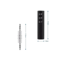 Bezdrátový Bluetooth 5.0 audio adaptér 3,5 mm přijímač pro autorádio domácí stereo sluchátka iPhone Android Mini handsfree přehrávač hudby 5