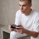 Bezdrátový herní ovladač pro Nintendo Switch 1 a 2 s joysticky TMR s nastavitelným napětím a USB přijímačem pro Windows Android i iOS 7