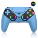 Bezdrátový herní ovladač pro PS5/PC RGB podsvícení vibrační funkce programovatelná tlačítka 3,5 mm konektor 2