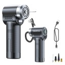 Bezdrátový kompresor do auta 150 PSI Hadice s kleštinou a LCD displej 9,4 x 5 x 18 cm Nabíjení přes USB-C LED světlo Na kolo i motorku 2
