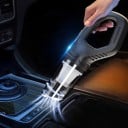 Bezdrátový ruční vysavač do auta NYNY 120 W Mokré i suché vysávání Nádoba na prach 0,5 l Nabíjení přes USB Černý Pro auto i domácnost 4