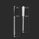 Bezdrátový teploměr na grilování Bluetooth WiFi s dlouhou a krátkou sondou IP67 100 m dosah Nerezová ocel Zirkonová keramika 2500 mAh 2