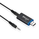 Bezdrátový USB vysílač zvuku Bluetooth 5.0 se zásuvkou jack 3,5 mm Dosah 10 m Kabel AUX 3,5 mm v balení Rozměry 4,7 x 2,3 x 1,1 cm 2