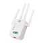 Bezdrátový WiFi router 300 Mb/s 2,4 GHz Bezdrátový zesilovač signálu Přenosný router Výkonný zesilovač signálu WiFi extender Univerzální kompatibilita Dosah 300 metrů 1