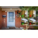 Bezdrátový zvonek s PIR senzorem pohybu, hlasitost 90 dB, dosah 2–6 m, 32 melodií, bílý, pro obchody, kanceláře a domácnosti 6