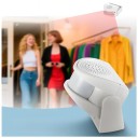Bezdrátový zvonek s PIR senzorem pohybu, hlasitost 90 dB, dosah 2–6 m, 32 melodií, bílý, pro obchody, kanceláře a domácnosti 7
