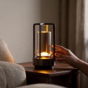 Bezdrôtová LED stolná lampa Dotyková 17,5 x 9 cm 3 farby svetla Batéria Nabíjanie USB-C Nočné svetlo Do bytu aj na terasu 8