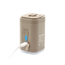 Bezdrôtová mini vzduchová pumpa 25 W 500 l/min Prenosná nabíjačka USB-C Svetlo 5 trysiek Kompaktná pumpička 4440 mWh 5x5x8,4 cm 4
