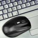 Bezdrôtová myš pre počítač a notebook s USB prijímačom 2,4 GHz Rozlíšenie až 1600 DPI Dosah 10 m Bočné tlačidlá Napájanie 2x AAA 8