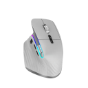 Bezdrôtová myš pre viac zariadení Bluetooth 5.0 a 2.4G 12,5×8,5×5,1 cm ergonomický dizajn pre kanceláriu i prácu s viacerými zariadeniami 2