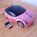 Bezdrôtová myš vo tvare športového auta pre počítač a notebook USB prijímač 2,4 GHz Dosah 10 m Napájanie 2x AAA Rozmery 102 x 54 x 36 mm 4
