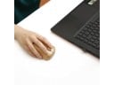 Bezdrôtová myš z bambusu pre notebook aj počítač USB prijímač 2,4 GHz Dosah 10 m Rozlíšenie 1600 DPI Napájanie 2x AAA Rozmery 91 x 55 x 26 mm 4
