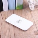 Bezdrôtová nabíjacia podložka pre mobilné telefóny s bezdrôtovým nabíjaním Tenké ploché prevedenie Výstup 5 V 1 A Vstup Micro USB Kábel 4