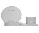 Bezdrôtová nabíjačka so stojanom pre telefón a miestom pre AirPods aj Apple Watch Celkový výkon 10 W Konektor USB-C Rozmery 20,5 x 9,5 cm 1