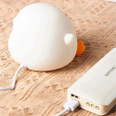 Bezdrôtové nočné svetlo v tvare kačičky 12 x 9,5 cm Silikónové LED svetlo USB-C 3 úrovne jasu Dekoratívna lampička do spálne 3
