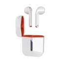 Bezdrôtové peckové slúchadlá s mikrofónom Bluetooth 5.1 Podpora hlasového asistenta Dosah 10 m Nabíjací box 300 mAh Citlivosť 105 dB 3