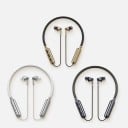 Bezdrôtové slúchadlá za krk so špuntami do uší Bluetooth 5.0 Výdrž 9 hodín Slot na kartu Micro SD Batéria 180 mAh Dosah 10 m Kov a plast 6