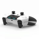 Bezdrôtový Bluetooth ovládač pre PS4 PS4 Pro a PS4 Slim i PC s výdržou 8–10 hodín a dotykovým panelom v bielo-čiernom prevedení 6