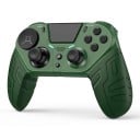 Bezdrôtový herný ovládač pre PS4 a PS3 s Bluetooth pripojením a dotykovým panelom v zelenej farbe pre PC Android telefón i Android TV 1