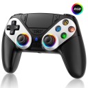 Bezdrôtový herný ovládač pre PS5/PC RGB podsvietenie vibračná funkcia programovateľné tlačidlá 3,5 mm konektor 1