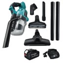 Bezdrôtový ručný vysávač 450x207 mm 18V kompatibilný s Makita batériou 4,0Ah Prenosný vysávač s nadstavcami na podlahy, koberce a chlpy domácich zvierat 1