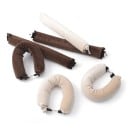 Bezhřevové natáčky na vlasy Měkké spací tyče 25 x 9,5 cm Z flanelu Kulma bez tepla Na kudrlinky a objem vlasů přes noc 1