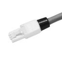 Beznarzędziowy konektor RJ45 CAT6A UTP Easy Jack 40Gbps 2000MHz 22–26AWG biały czarny modułowe zakończenie kabla 2