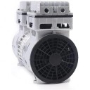 Bezolejový vzduchový kompresor 750 W Dvouválcová hlava 8 bar a 125 l/min 29 x 15 x 24 cm Hliníkové tělo Stříbrný Do dílny i garáže 2