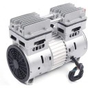 Bezolejový vzduchový kompresor 750 W Dvouválcová hlava 8 bar a 125 l/min 29 x 15 x 24 cm Hliníkové tělo Stříbrný Do dílny i garáže 3