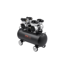 Bezolejový vzduchový kompresor pojízdný 2,65 kW 4 HP nádrž 75 L tlak 125 PSI 14,6 CFM ocelový černý 900 x 430 x 730 mm do auta a dílny 1