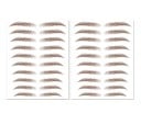 Bezpečné voděodolné tetování na obočí 10 párů 21 x 14,8 cm v odstínech hnědé pro ženy i muže s různými tvary podle preference 3