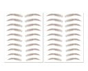 Bezpečné voděodolné tetování na obočí 10 párů 21 x 14,8 cm v odstínech hnědé pro ženy i muže s různými tvary podle preference 4