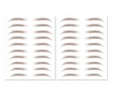 Bezpečné voděodolné tetování na obočí 10 párů 21 x 14,8 cm v odstínech hnědé pro ženy i muže s různými tvary podle preference 7